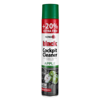 Полироль для пластика NOWAX Black Cockpit Cleaner яблоко 750мл (NX00708)