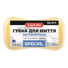 Губка для мытья автомобиля Carlife жёлтая (CL-411)