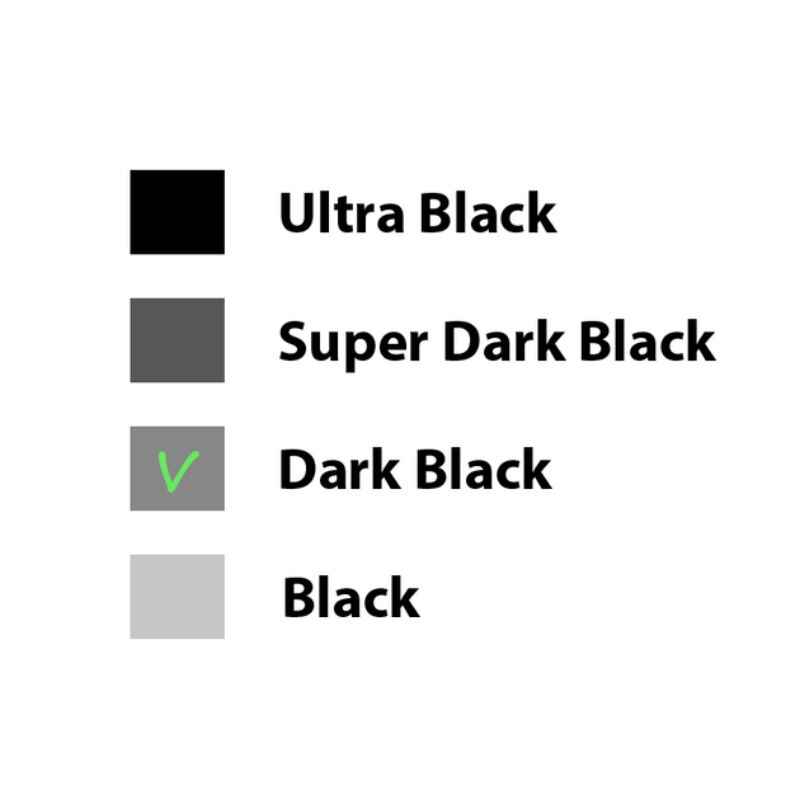 Тонировочная пленка 0.2x1.5м Dark Black JBL (20D)
