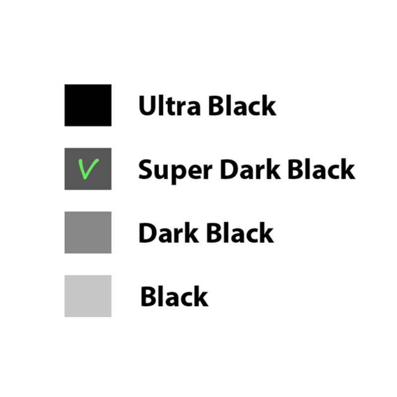 Тонировочная пленка 0.2x1.5м Super Dark Black JBL (20S)