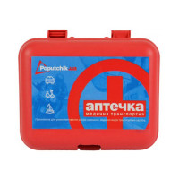 Аптечка автомобильная медицинская пластиковый футляр (02-001-P)