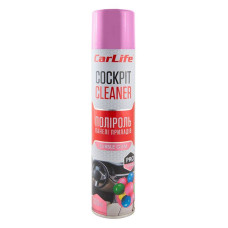 Полироль для панели приборов CARLIFE Cockpit Cleaner жвачка 320мл (CF329)