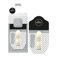 Автомобильный ароматизатор Aroma Car Prestige Drop Control Silver для салона авто (83206)