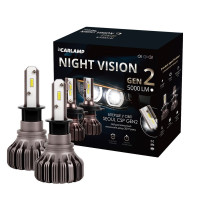 Светодиодные Led лампы H3 Carlamp Night Vision Gen2 5000 Lm 5500 K (NVGH3)