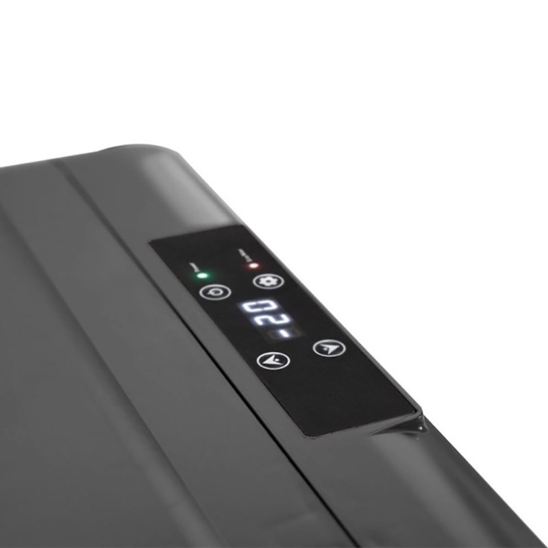 Автохолодильник портативный BREVIA 50л с компрессором LG стальной 12В 24В 220В (22455)