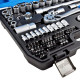 Набор инструментов 1/2" 1/4" 72шт CrV Molder в кейсе (MT60072)