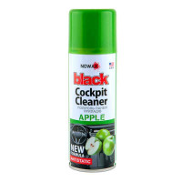 Полироль для пластика NOWAX Black Cockpit Cleaner яблоко 200мл (NX00208)