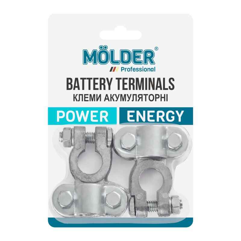 Клеммы аккумуляторные Molder свинцовые 300г 2 шт (MA21120)