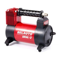 Компрессор автомобильный однопоршневой BelAuto URAL-2 для шин R13-R19 10 Атм 40л/мин 170Вт (BK42)