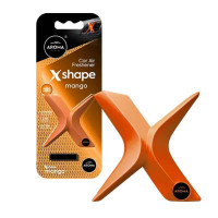 Ароматизатор на дефлектор Aroma Car X SHAPE 10g - MANGO (12шт.)