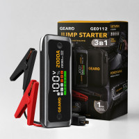 Бустер для авто з повербанком Gearo 22000mAh 2000А (GE0112)
