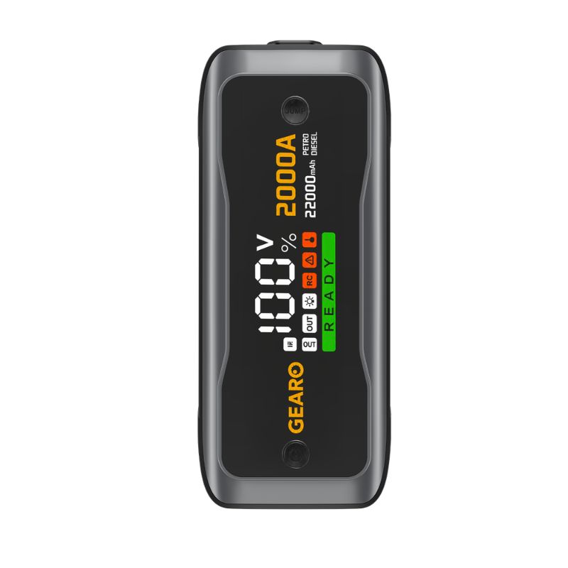 Бустер для авто с повербанком Gearo 22000mAh 2000А (GE0112)