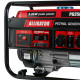 Бензиновый генератор ALLIGATOR 2 кВт с AVR для 230В электропоставки (PG2500)