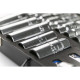 Набор инструментов 1/2" 3/8" 29шт CrV CrMo Hogert в кейсе (HT1R480)