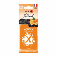 Ароматизатор автомобильный NOWAX X Card Orange 20 г для авто воздуха освежающий (NX07535)