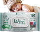 Влажные салфетки WEWI без спирта Aloe Vera 120 шт (1000090)