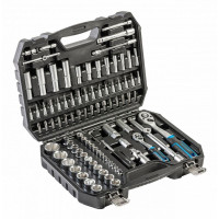 Набор инструментов 1/2" 1/4" 95шт CrV Hogert в кейсе (HT1R226)