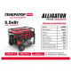 Бензиновый генератор ALLIGATOR 5 кВт с AVR 230В портативный электрогенератор (PG6500)