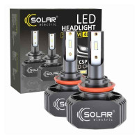 Автолампы светодиодные H11 SOLAR Led для авто 12-24V 5000Лм 6000K 40Вт Seoul CSP1860 (8211)