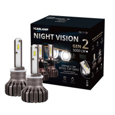 Світлодіодні Led лампи Carlamp Night Vision Gen2 5000 Lm 5500 K (NVGH27/2)