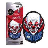 Ароматизатор для авто Aroma Car Cellulose Characters Red Clown сухий освіжувач повітря (12049)