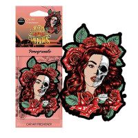 Ароматизатор для авто Aroma Car Dia De Los Muertos гранат сухий целюлозний (12070)