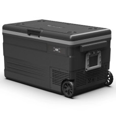 Портативный автохолодильник BREVIA 75 л на колесах с компрессором LG 12/24В 220В пластиковый (22825)