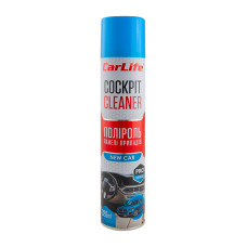 Полироль для панели приборов CARLIFE Cockpit Cleaner новая машина 320мл (CF325)