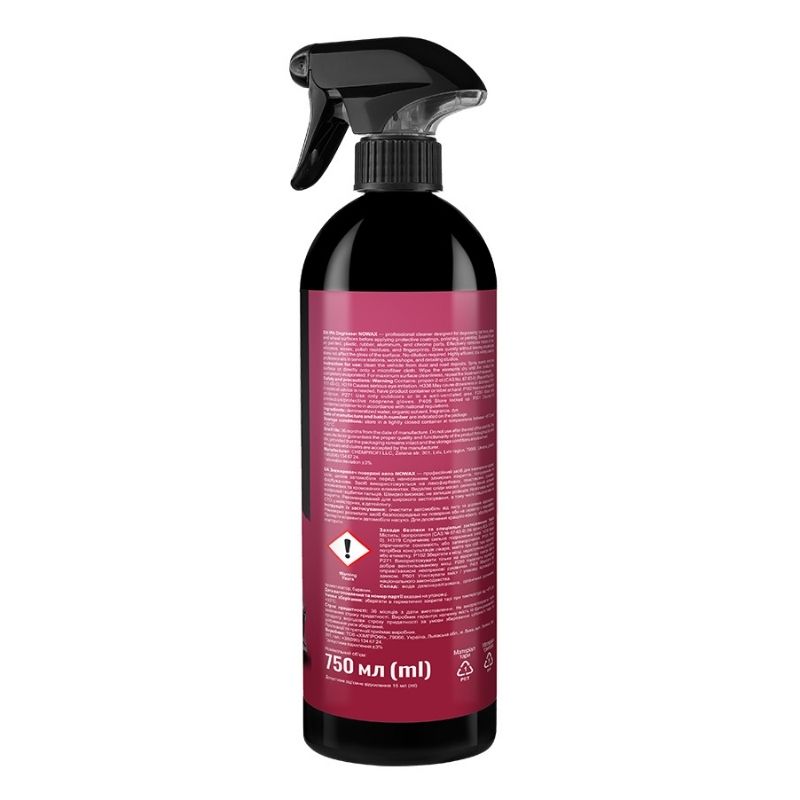 Средство для обезжиривания антисиликон Ipa Degreaser NOWAX 750мл (NX75018)