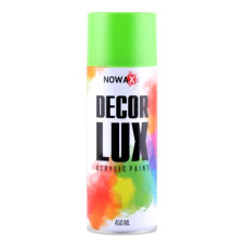 Акриловая краска зеленая NOWAX Decor Lux 450 мл 6018 (NX48027/NX65027)