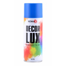 Акриловая краска синяя NOWAX Decor Lux 450 мл 5017 (NX48033/NX65033)