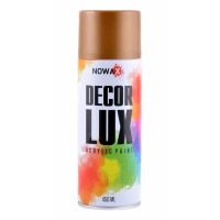 Акриловая краска металлик золотая NOWAX Diamond Decor Lux 450 мл (NX48043/NX65043)