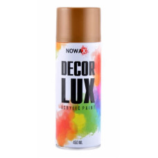Акриловая краска металлик золотая NOWAX Diamond Decor Lux 450 мл (NX48043/NX65043)