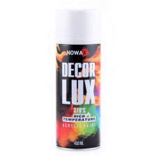Акриловая краска белая NOWAX Decor Lux 450 мл 9010 (NX48039/NX65039)
