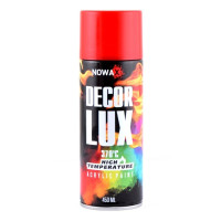 Акриловая краска красная NOWAX Decor Lux 450 мл 3000 (NX48040/NX65040)