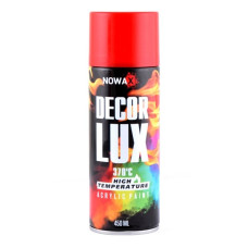 Акриловая краска красная NOWAX Decor Lux 450 мл 3000 (NX48040/NX65040)