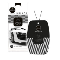 Ароматизатор для авто Aroma Car Prestige Card Black освіжувач повітря в машину (92664)