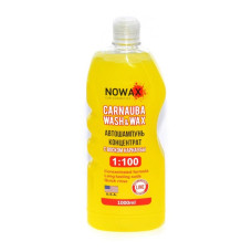 Автошампунь концентрат з воском карнауби 1л Nowax Wash and Wax для ручного миття (NX01100)
