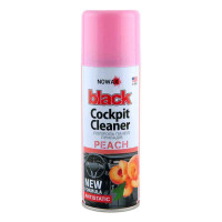 Полироль для пластика NOWAX Black Cockpit Cleaner персик 200мл (NX00206)