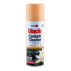 Полироль для пластика NOWAX Black Cockpit Cleaner ваниль 200мл (NX00201)