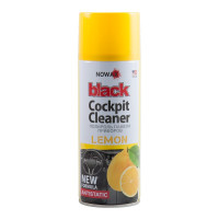 Полироль для пластика NOWAX Black Cockpit Cleaner лимон 450мл (NX00452)