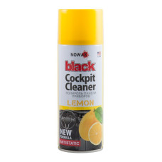 Полироль для пластика NOWAX Black Cockpit Cleaner лимон 450мл (NX00452)