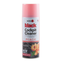 Полироль для пластика NOWAX Black Cockpit Cleaner персик 450мл (NX00456)