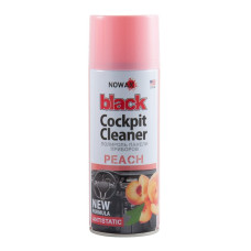 Полироль для пластика NOWAX Black Cockpit Cleaner персик 450мл (NX00456)
