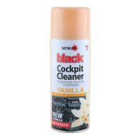 Полироль для пластика NOWAX Black Cockpit Cleaner ваниль 450мл (NX00451)