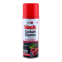 Полироль для пластика NOWAX Black Cockpit Cleaner вишня 200мл (NX00207)