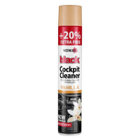 Полироль для пластика NOWAX Black Cockpit Cleaner ваниль 750мл (NX00701)