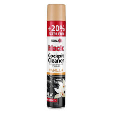 Полироль для пластика NOWAX Black Cockpit Cleaner ваниль 750мл (NX00701)