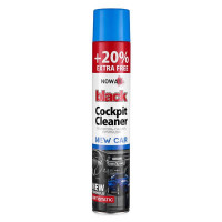 Полироль для пластика NOWAX Black Cockpit Cleaner новая машина 750мл (NX00705)