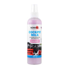 Полироль-молочко для пластика NOWAX Black Cockpit Milk вишня 250мл (NX25227)